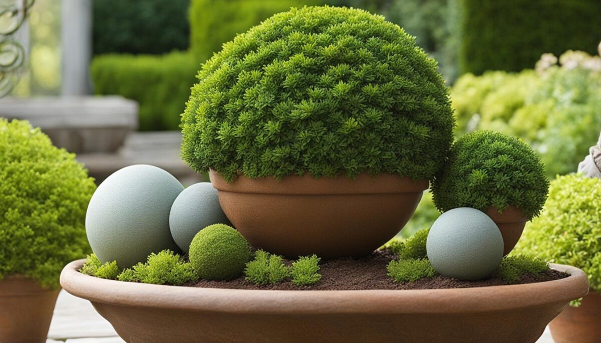 Creating mini topiary form