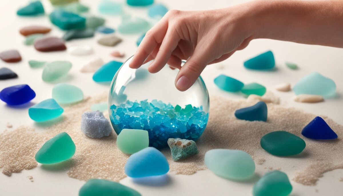 DIY Decorative Sea Glass Balls
