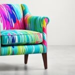 Painted Fabric Chair